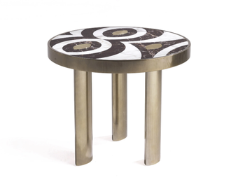 AKAN - Round wooden coffee table by ETRO Home Interiors - view 3